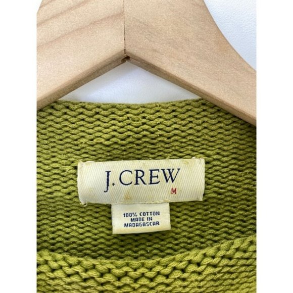 J. Crew Mock Neck Long Sleeve Sweater Green Size M - Picture 5 of 5